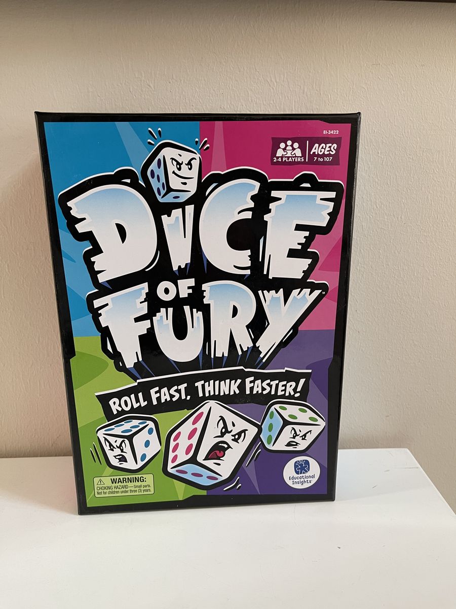New! Dice Of Fury Game By Educational Insights