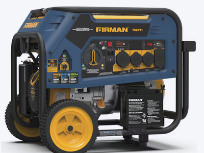 Portable Generator Firman T08071 - Tri-Fuel 8000-Watt - Just Lowered Price