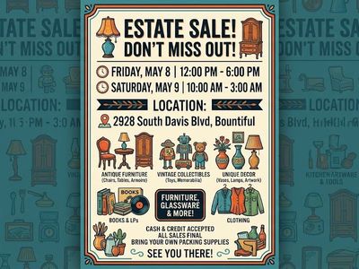 Estate Sale in Bountiful