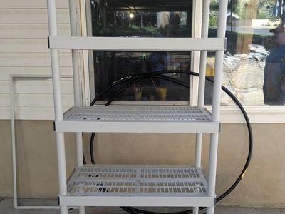 plastic storage shelf