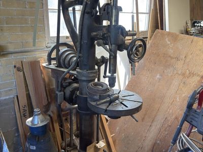 Vintage Buffalo Forge Camelback Drill Press