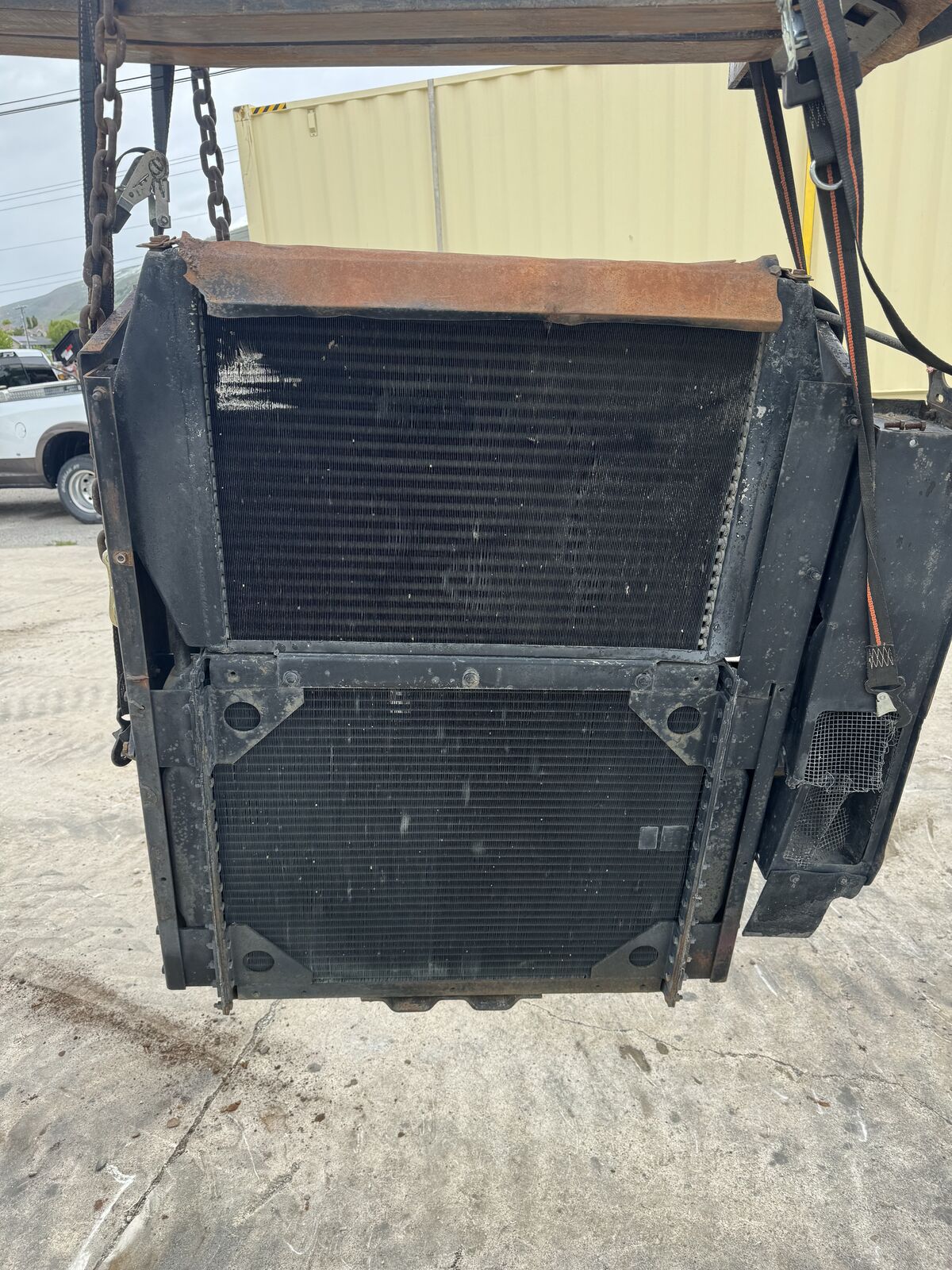 1989 International radiator.