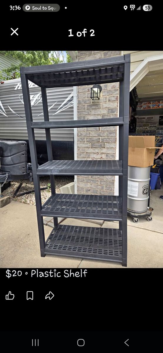 5 teir heavy Duty shelf shelving unit