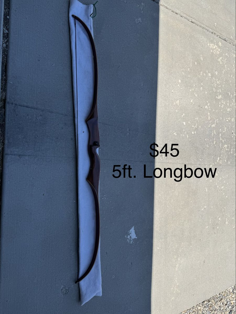 5ft Wood Longbow