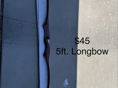 5ft Wood Longbow