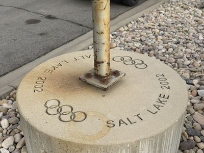 2002 Salt Lake Olympic Flagpole Base