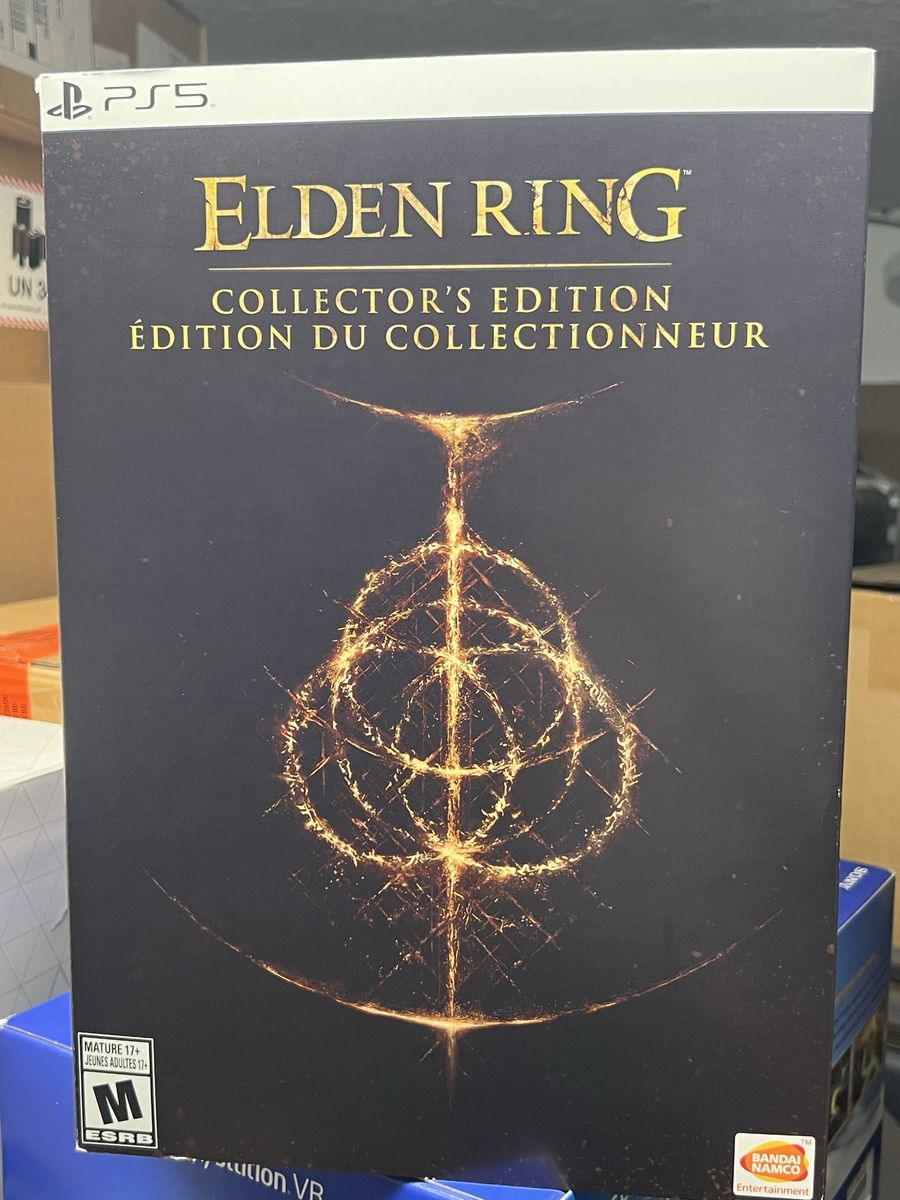 Elden Ring Collector’s Edition for PlayStation 5 New Unused