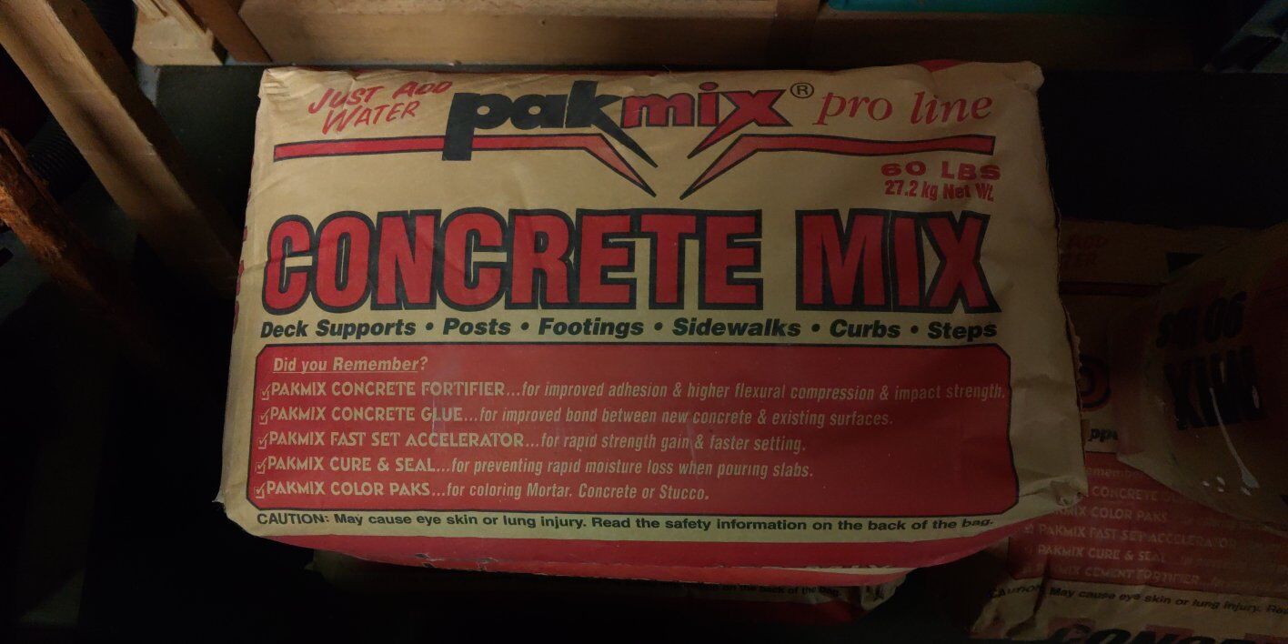 730 lbs concrete mix