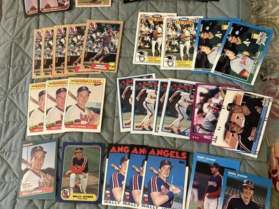 Wally Joyner 35 Card Lot California Angels w/RC BYU Cougars Superstar