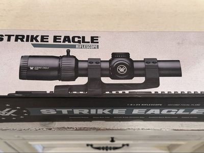 New Vortex Strike Eagle 1-8x24 Riflescope with AR-BDC3 MOA Reticle, Model SE-1824-2