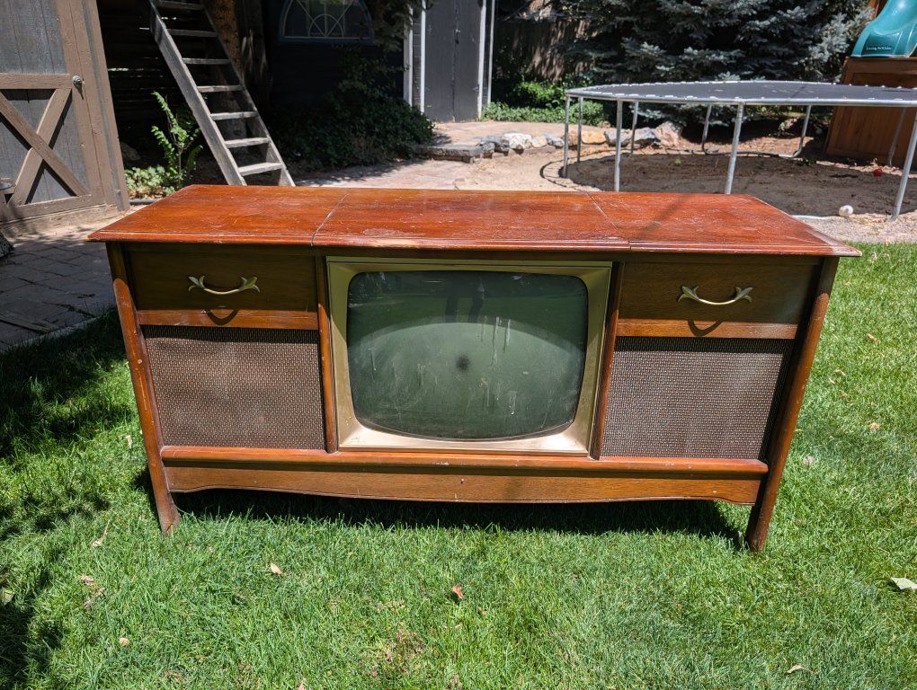 Vintage Montgomery Ward Entertainment Center