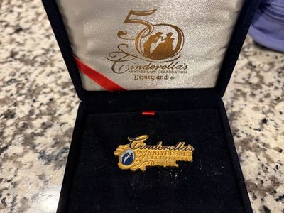 Cinderella 50 anniversary pin