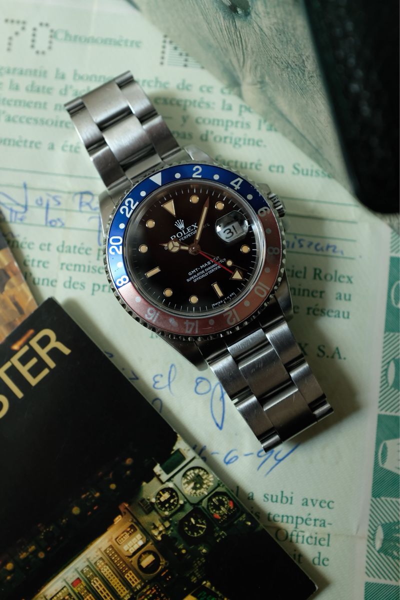 1991 Rolex GMT-Master 16700 “Pepsi” —Full Set