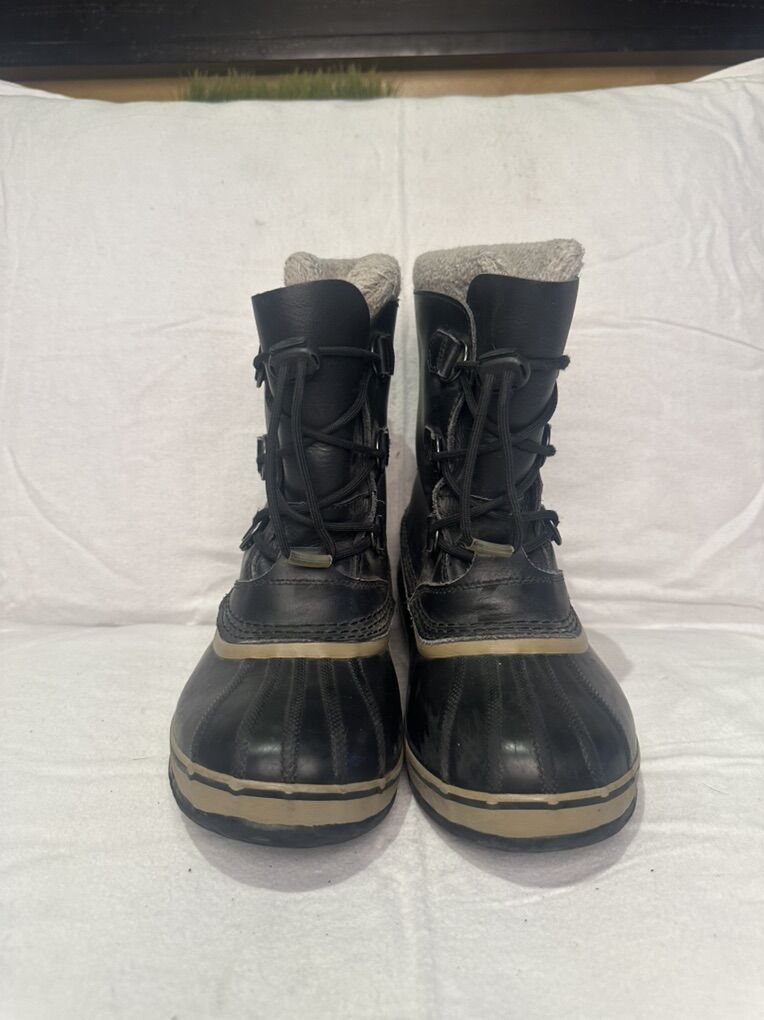 Sorel Youth Size 7 Black Wtrprf Winter Boots