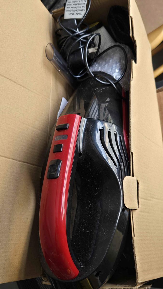Powools Cordless Handheld Vacuum Cleaner - Black/Red