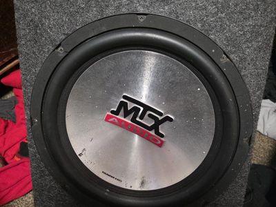 MTX Audio Thunder 5500 12" Subwoofer with Enclosure - Powerful Bass, Used Good Condition