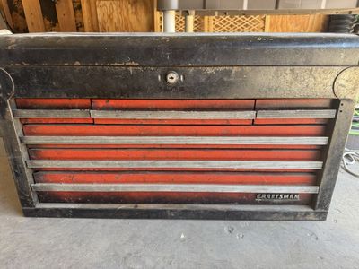 Vintage Craftsman 6-Drawer Metal Tool Box
