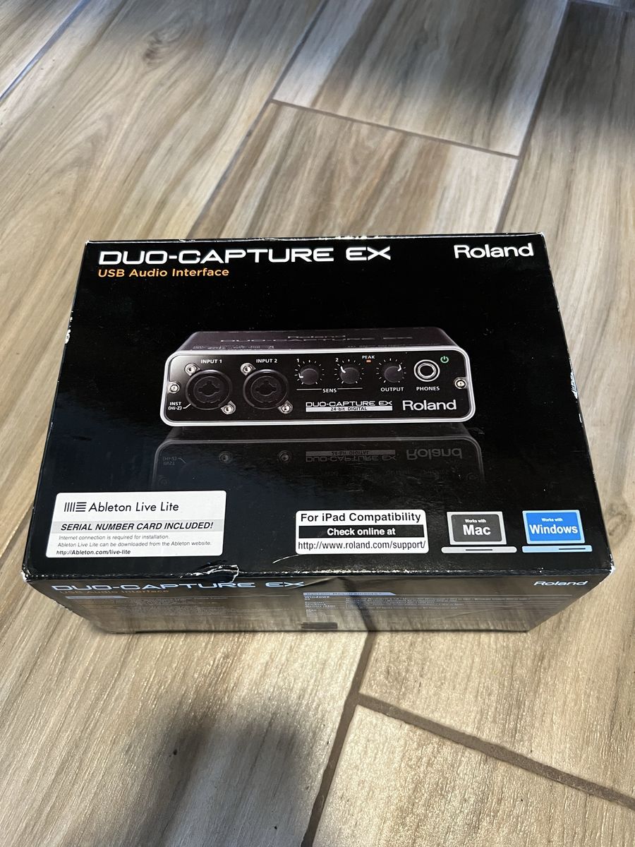 Roland Duo-Capture EX USB Audio Interface with Original Box
