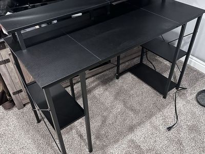 LED gaming desk