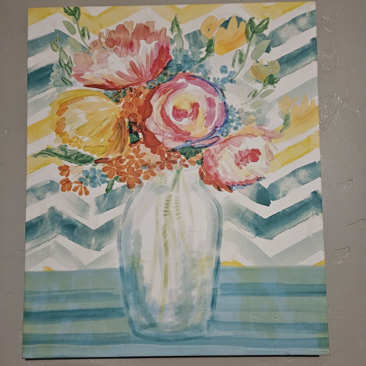 Floral Vase Canvas