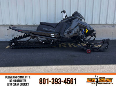 2025 Polaris® 9R RMK KHAOS 155 Shadow Gray / Gloss Black
