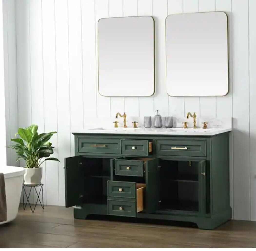 Double sink vanity