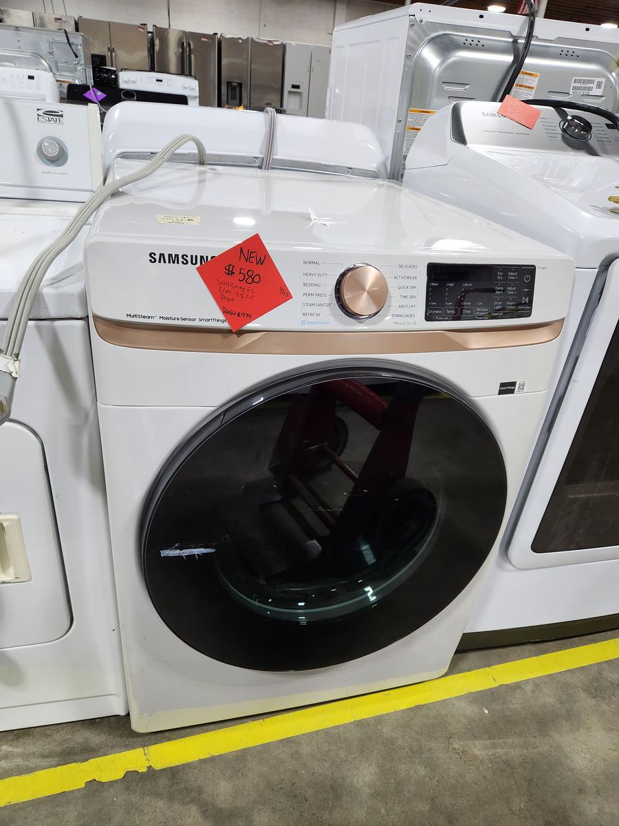 BEAUTIFUL BRAND NEW! SAMSUNG FRONTLOAD 7.5 CF ELECTRIC DRYER