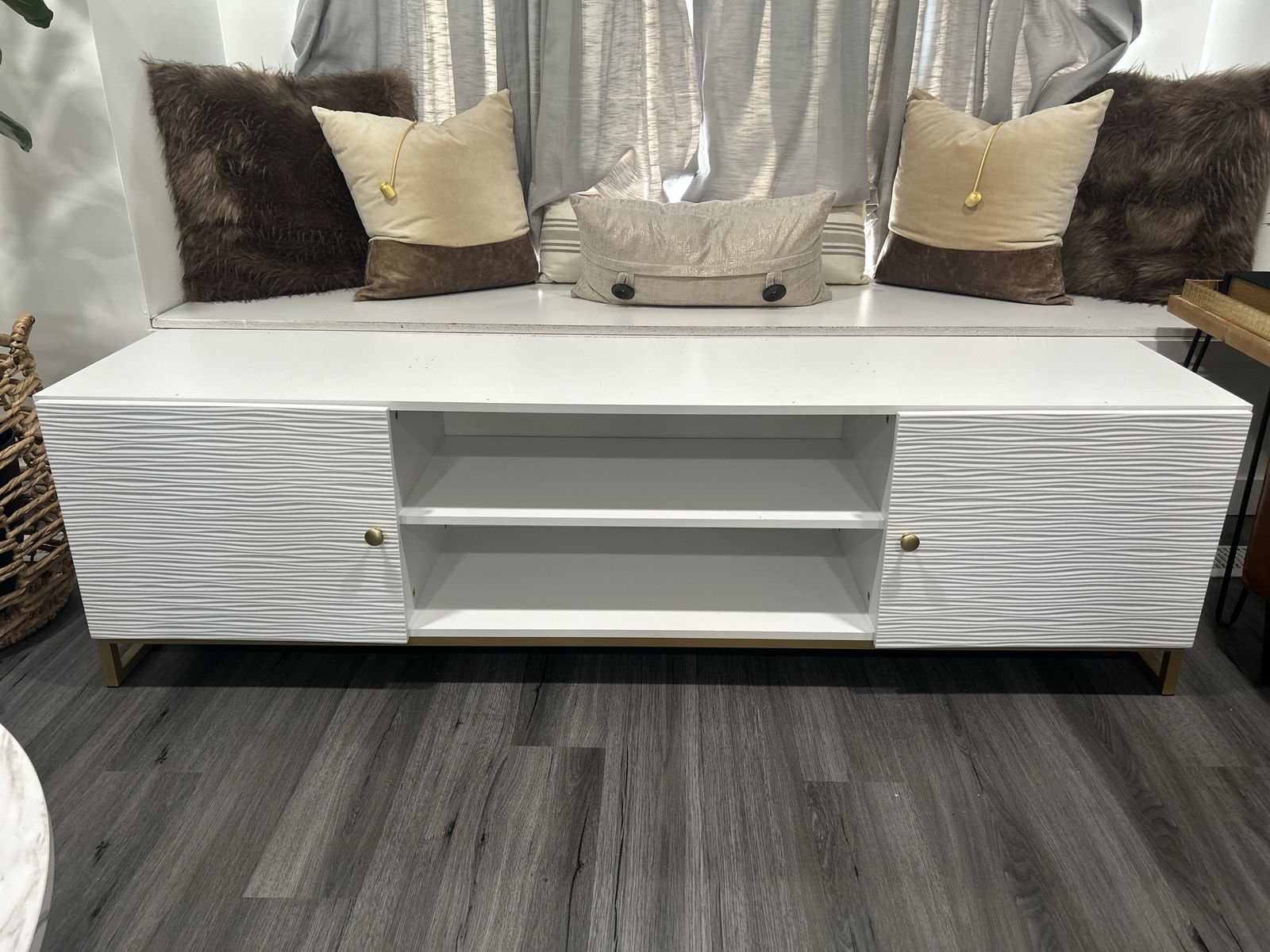 White TV Stand