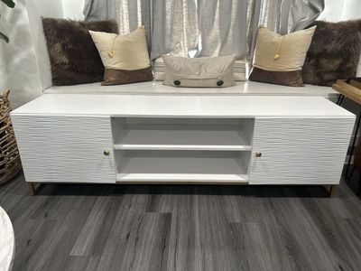 White TV Stand