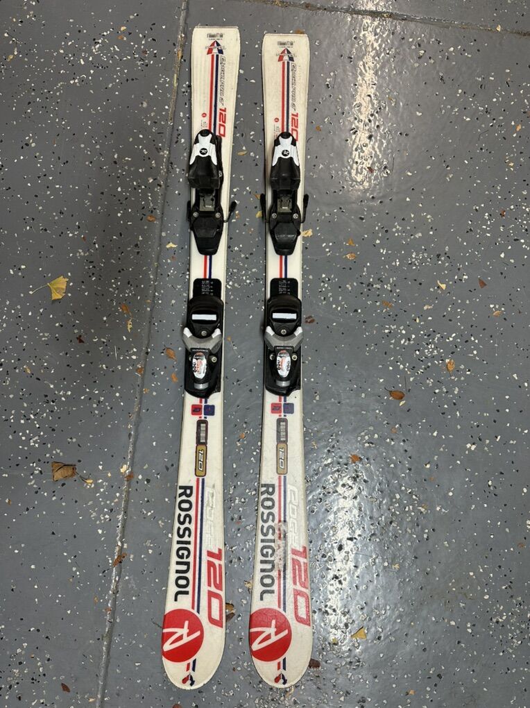 Kids Skis + bindings, Rossignol 120