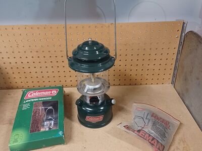 Coleman lantern and accessories