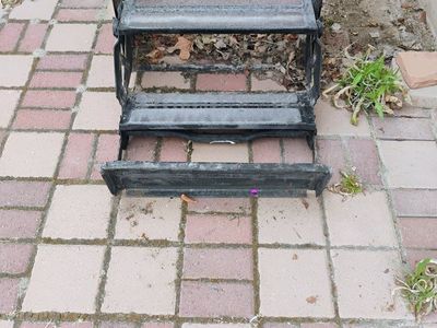 RV pullout steps