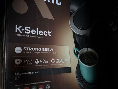 Keurig K select or K elite coffee makers in box