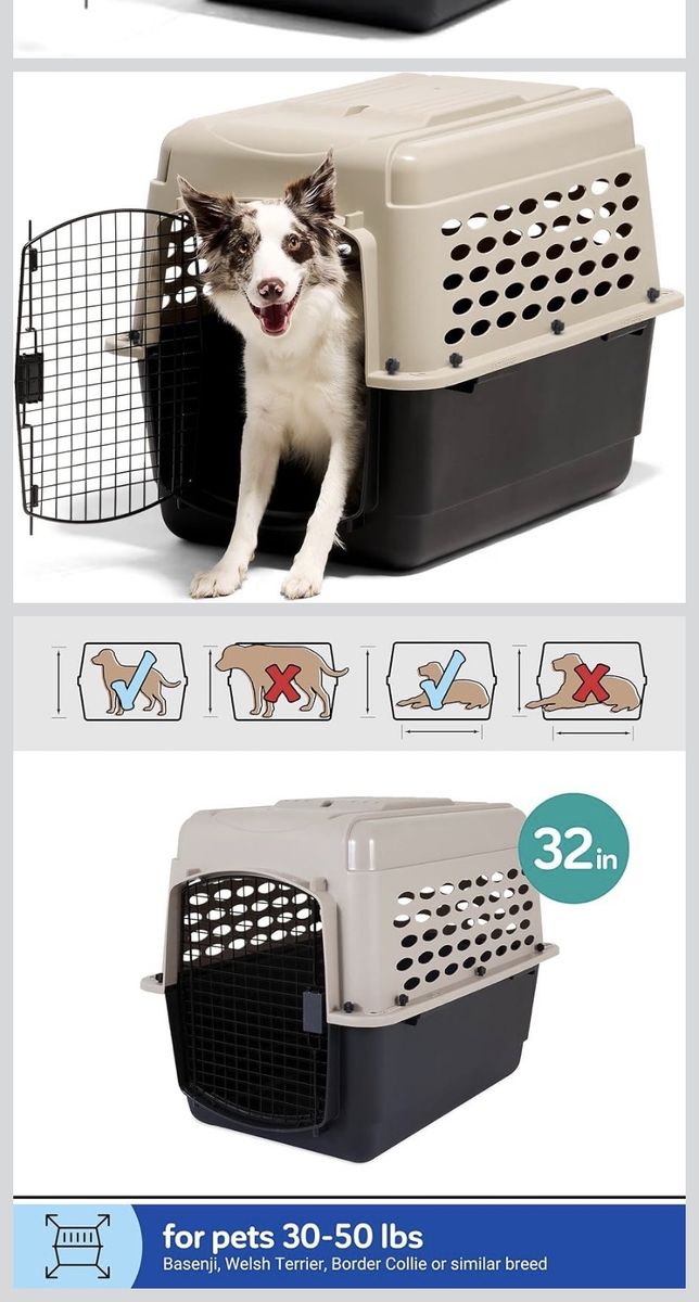 32 INCH PETMATE CARRIER FOR DOGS 30-50 LBS