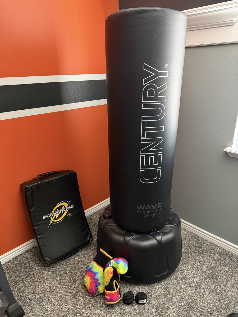 Century Wave Master 2XL Pro, Gloves and Punching Pad