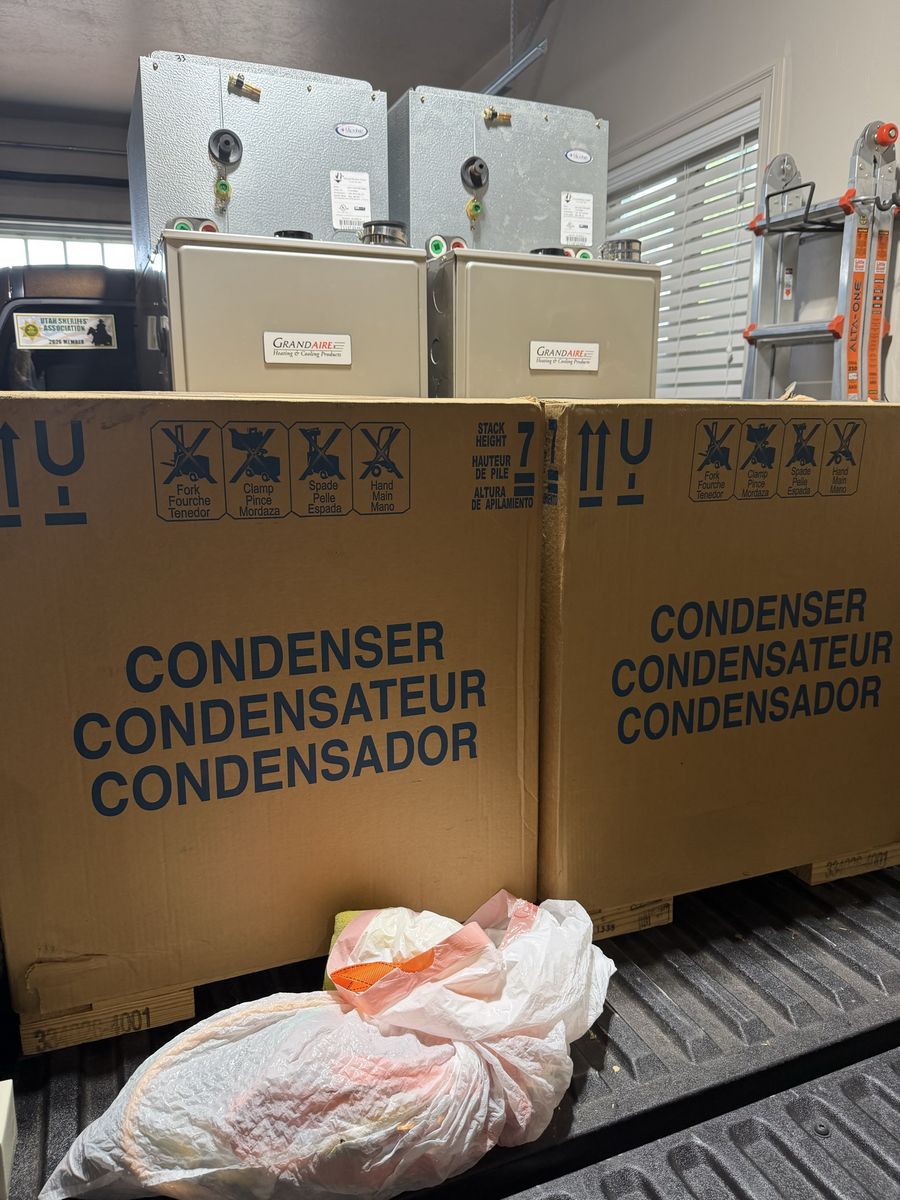 Grand Aire M2 2W2D3H Heating (Furnace) & Cooling (AC) Units - 4 total- New in Box