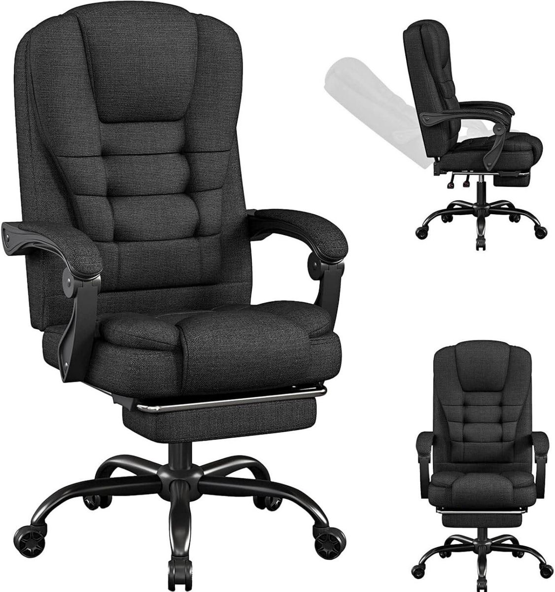 SITMOD Big and Tall Office Chair 300LBS Wide Seat Ergonomic Computer Desk Chair High Back
