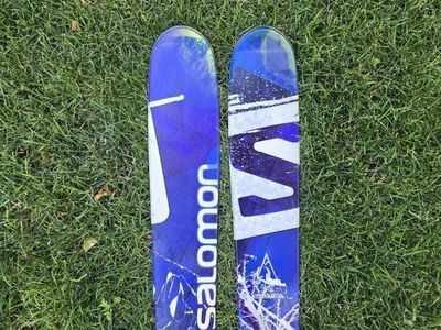Men's 180 cm Salomon Q-98 Rocker Skis Fat Powder