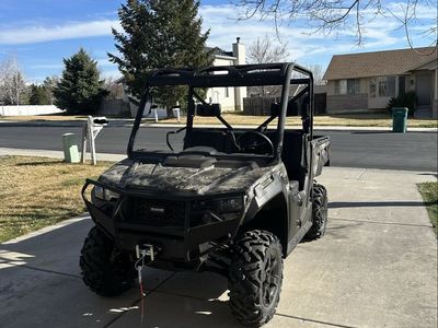 Tracker Off Road Camo UTV Side-by-Side with Front Bumper and Winch
