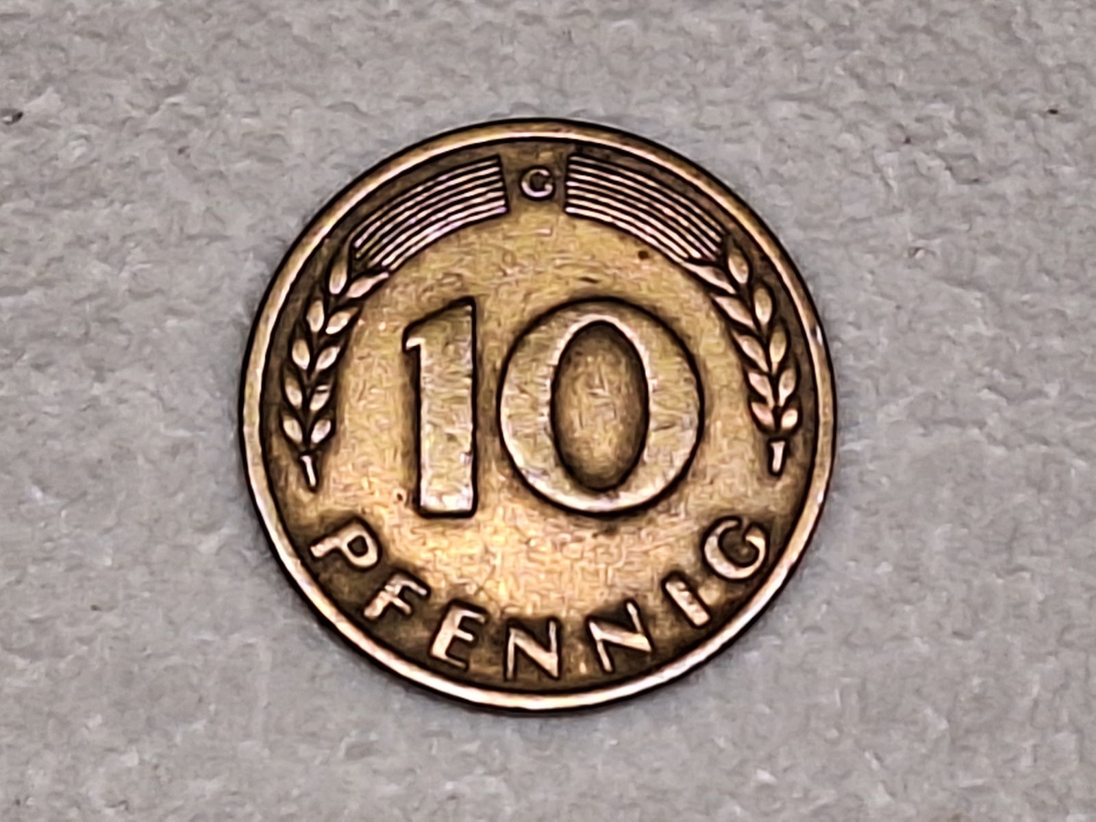 10 Pfennig 1949 G - German Coin