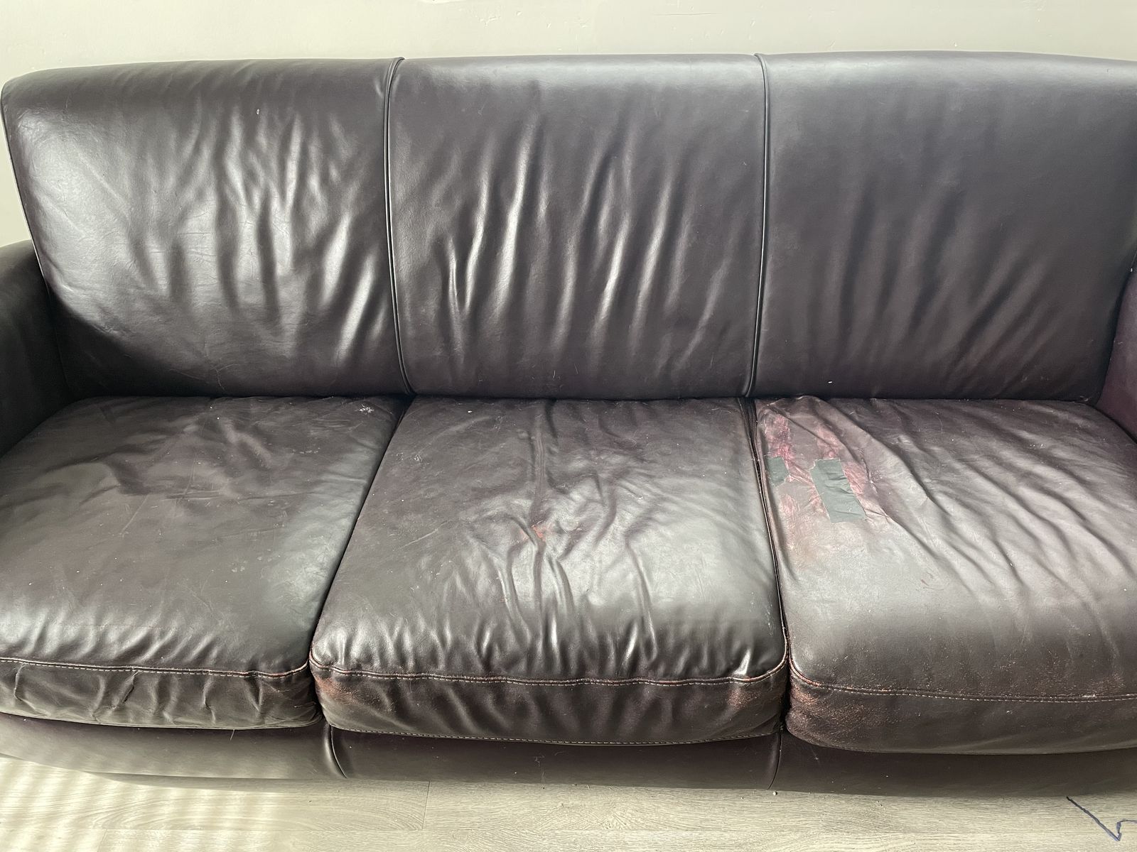Natuzzi Leather Couch