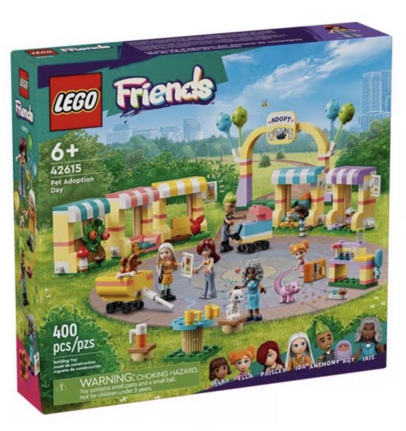 LEGO Friends Pet Adoption Day 42615 - NEW