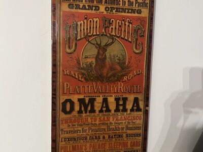Union Pacific Railroad Print.