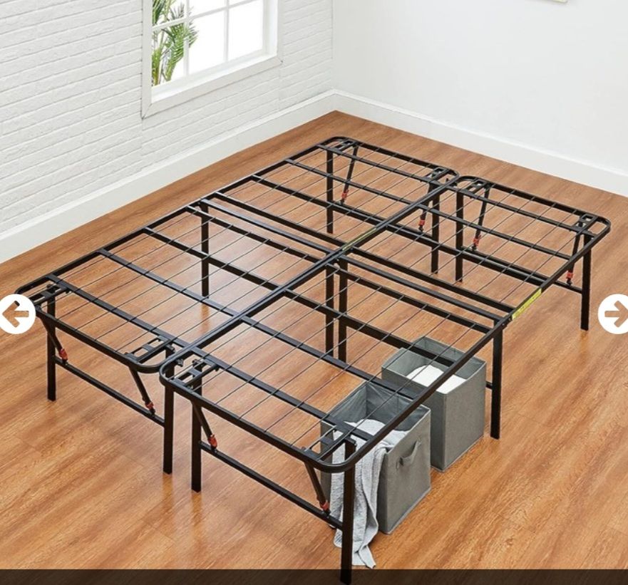 NEW King Size Foldable Bed Frame 18" Clearance