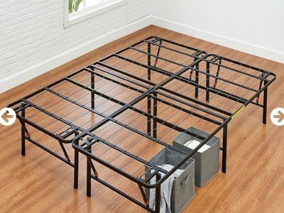 NEW King Size Foldable Bed Frame 18" Clearance