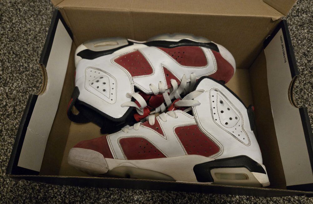 Nike Air Jordan 6 Retro Carmine 5Y