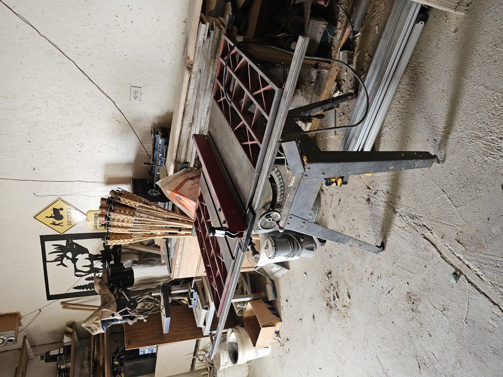cast iron craftsman table saw