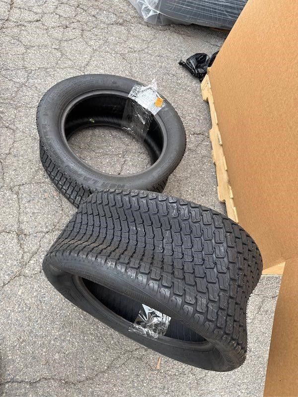 Antego Tire & Wheel (Set of 2) 26x12.00-16 Turf Tires for Lawn and Garden Mower