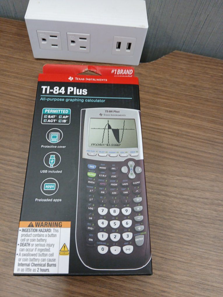Texas Instruments TI-84 Plus Graphing Calculator in Box