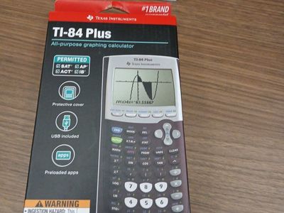 Texas Instruments TI-84 Plus Graphing Calculator in Box
